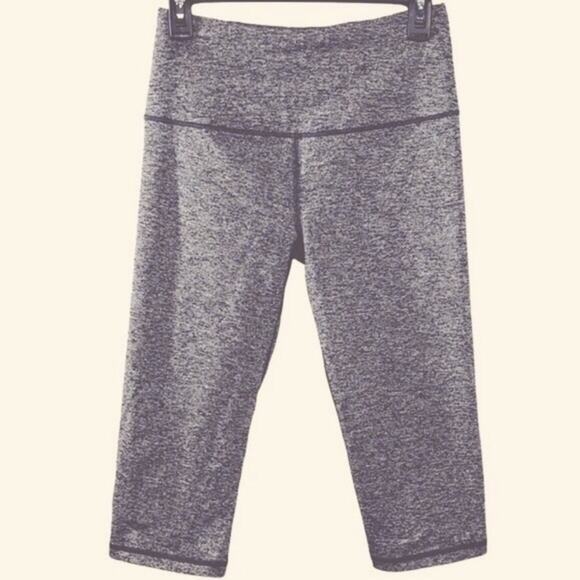 VSX Sport Knockout Capri Leggings Marbled Grey Size Medium High Impact - Picture 13 of 13